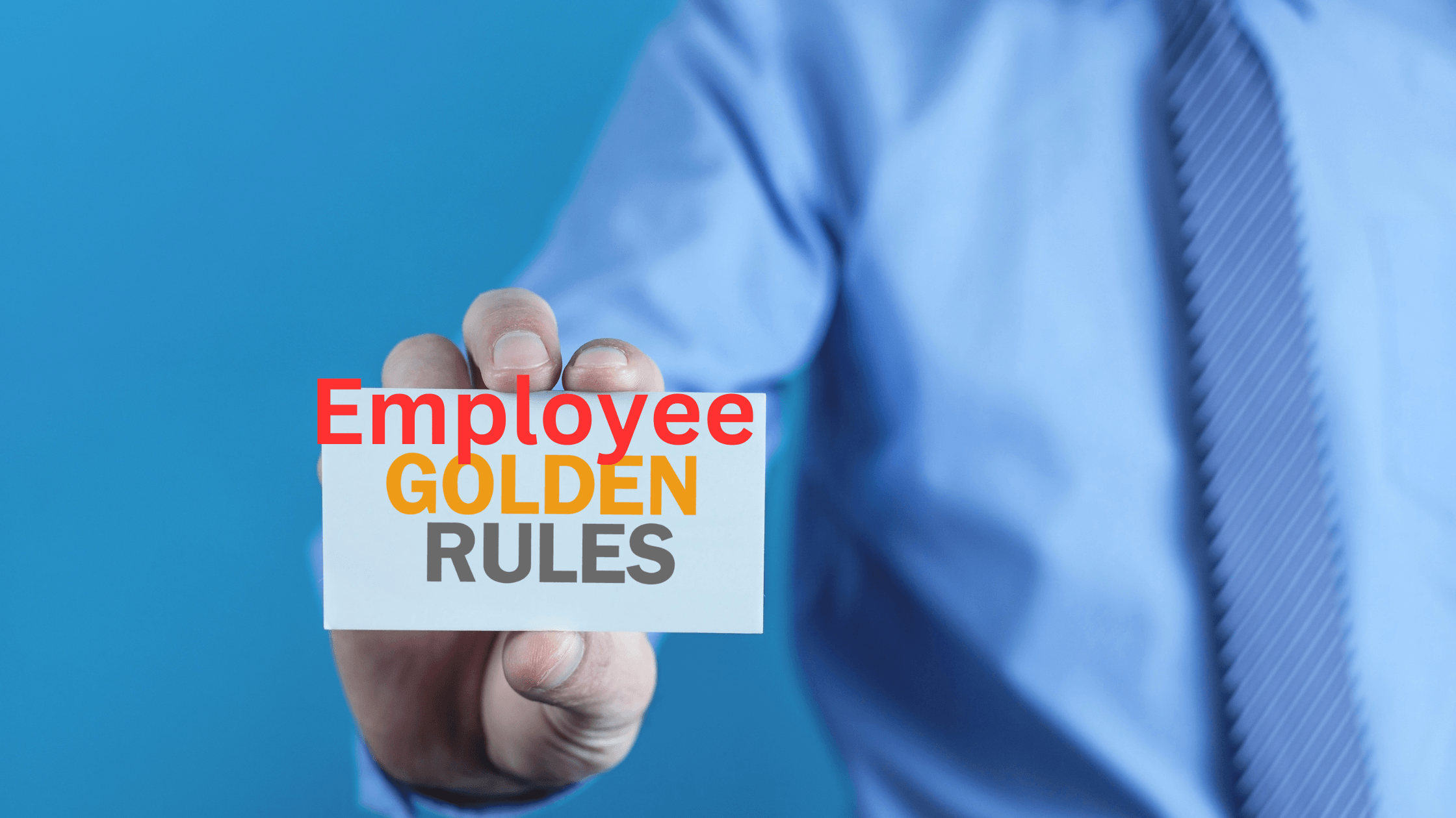 Employees Must Follow Required Financial Rules